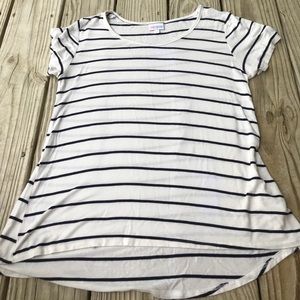 Striped LuLaRoe tee